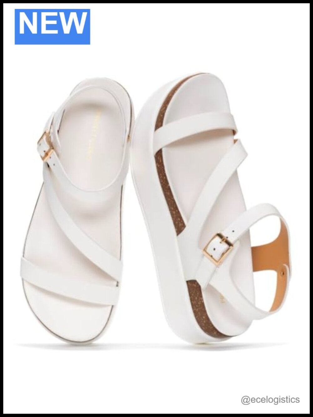 Platform Sandals with Plush Insole, Water-Resistant, Non-Slip, Lightweight Wedge